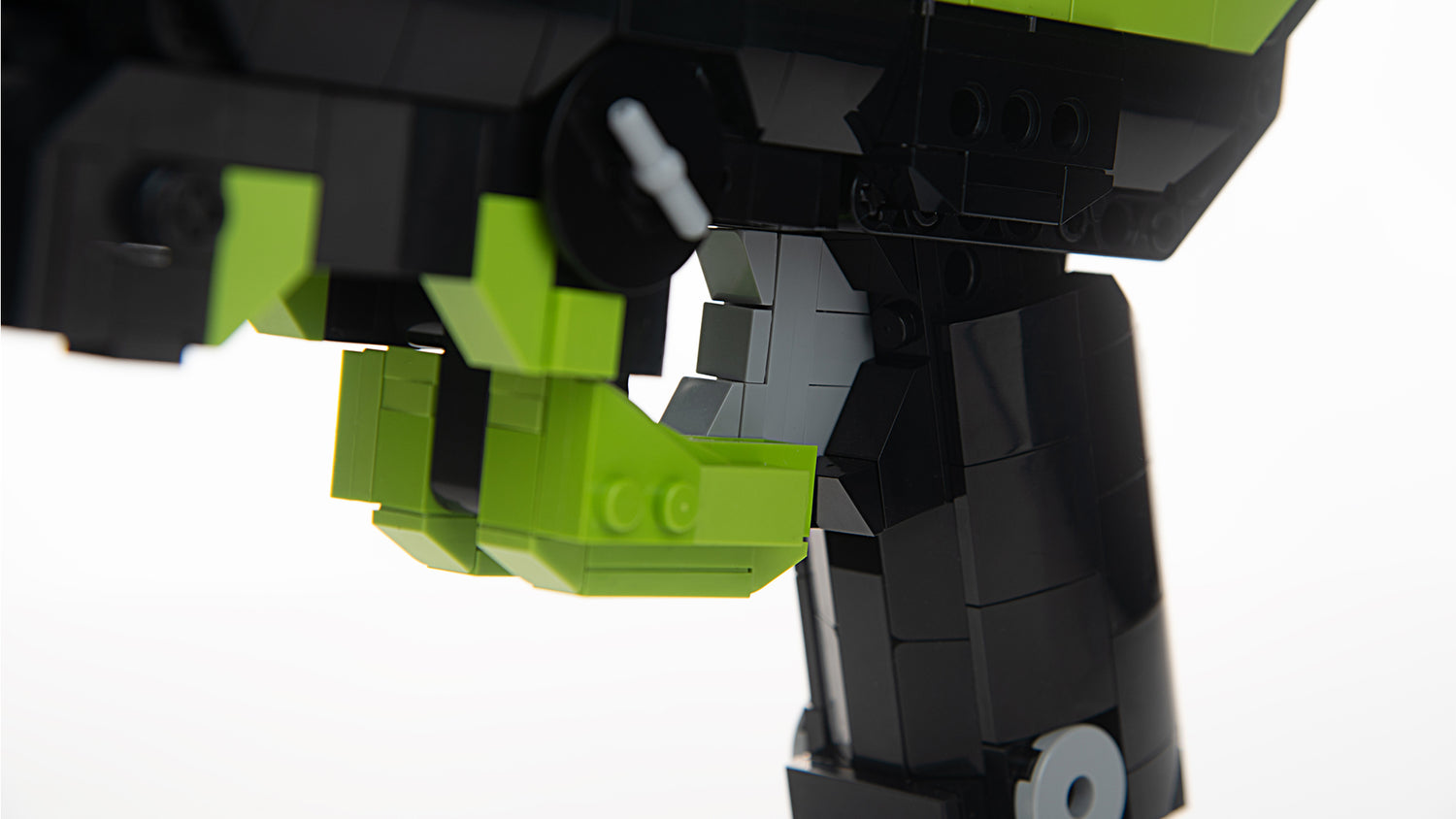 block gun blaster trigger detail green phantom green grey black