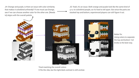 Devlog: Designing Colorblind-Friendly Building Blocks