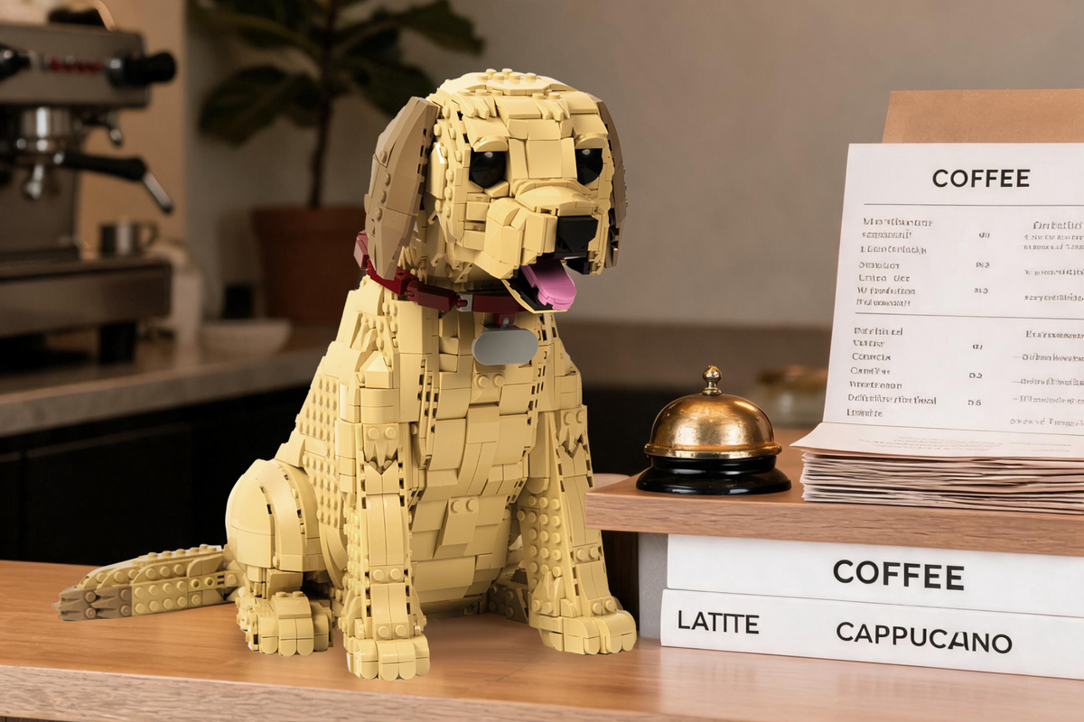 Bloxdog Labrador Puppy Building Set | Bloxday
