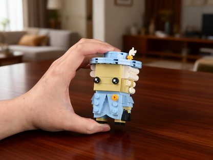 Queen of Blocks: Iconic Desk Decor & Collectible Brick Set | Bloxday