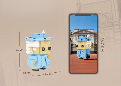 Queen of Blocks: Iconic Desk Decor & Collectible Brick Set | Bloxday